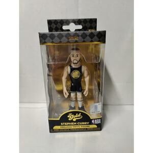 Funko Gold Stephen Curry Blue Yellow Jersey - Premium Vinyl Figure NBA Warriors